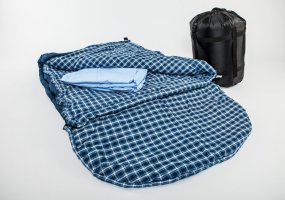 Спальник-одеяло СШН 2 (двухслойный с наголовником) Ш-75 см
