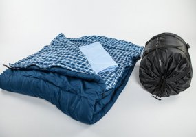 Спальник-одеяло СШН 3 (двухслойный с наголовником) Ш-95 см